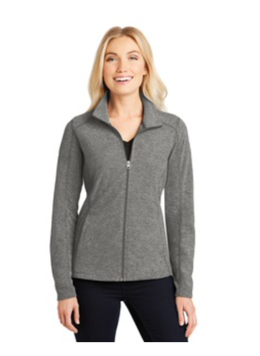 Port Authority Micro-fleece Jacket in Pearl Grey Heather Main Image